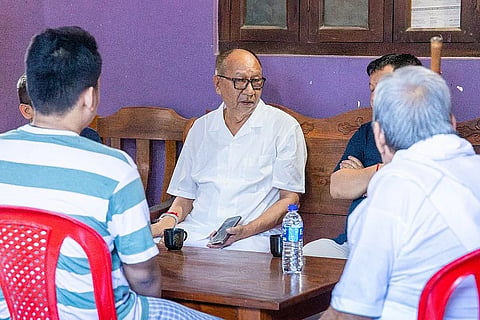 Manipur CM Visits Family of Musician Vikram Singh