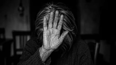 old woman assaulted