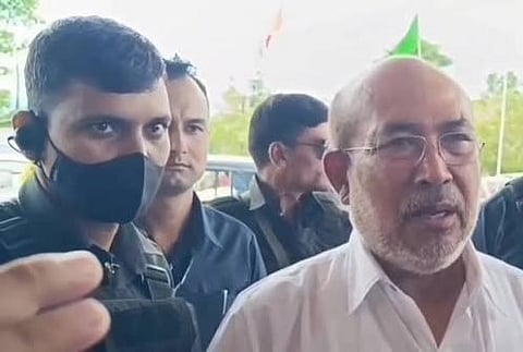 Manipur CM Y Khemchand Singh Leaves for Delhi to Attend Viksit Bharat Conference