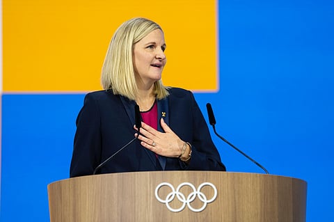 IOC chief Kirsty Coventry