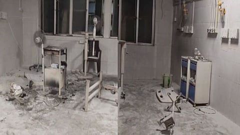 Monitor explodes in GMCH