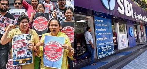  Banks May Remain Shut for Five Days as Unions Call Three-Day Strike