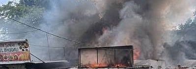 Fire Breaks Out 