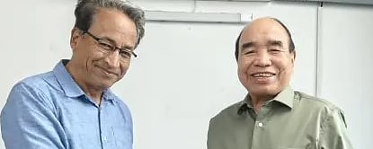 Sonam Wangchuk Meets Zoramthanga to Study Mizoram Peace Accord