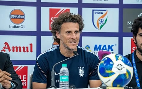Uruguay head coach Diego Forlan