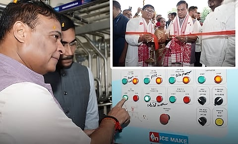 Himanta Biswa Sarma Inaugurates Dairy Plant in Jamugurihat