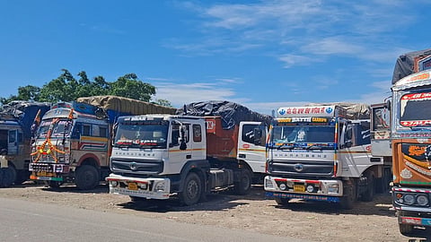 Hundreds of Trucks Stranded at Assam-West Bengal Border Over Documentation Issues