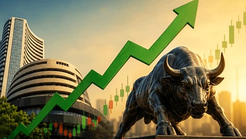 Bulls halt historic losing streak as TCS earnings boost tech shares and easing oil prices revive Dalal Street