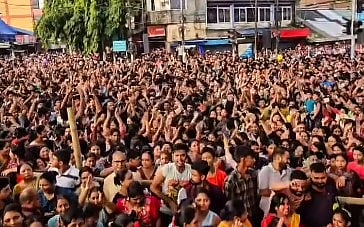 Devotees Spark Festive Spirit with Assamese Melodies Ahead of Durga Puja