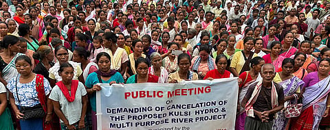 Meghalaya: Khasi Chiefs Refuse NOCs for Kulsi Dam as Over 2,000 Protest in Meghalaya