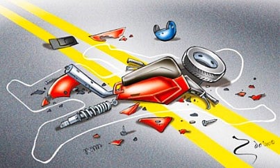 Victims identified as two-wheeler riders; local residents demand urgent safety measures on accident-prone hill highway