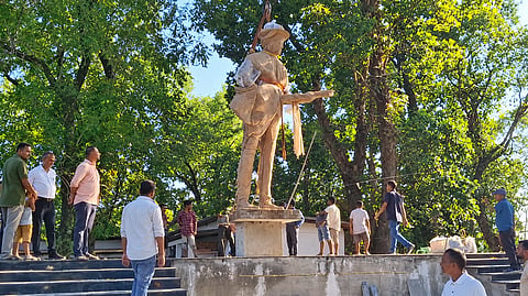Zubeen Garg’s 15-foot bronze