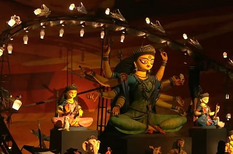 Durga Puja pandals 