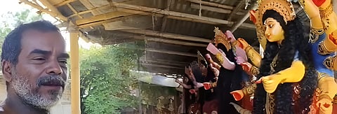Assam: Despite Losing Both Legs in Train Accident, Artisan Crafts 16 Durga Idols