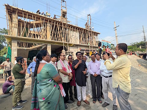 Assam: Construction of Darrang Xahitya Xabha Bhavan's 2nd floor begins