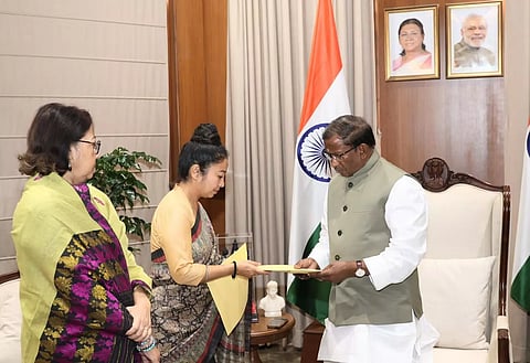 Governor Lakshman Prasad Acharya 