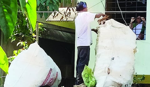 garbage dumping