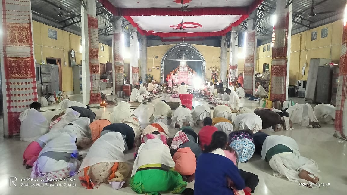 Assam: ‘Paal Naam Mahotsav’ gets underway at Basudev Than Naruwa Xatra ...