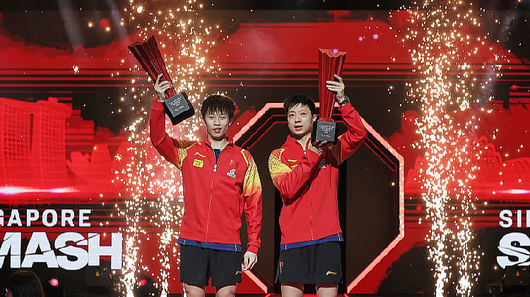 Chinese paddlers continue winning streak at WTT Champions Incheon
