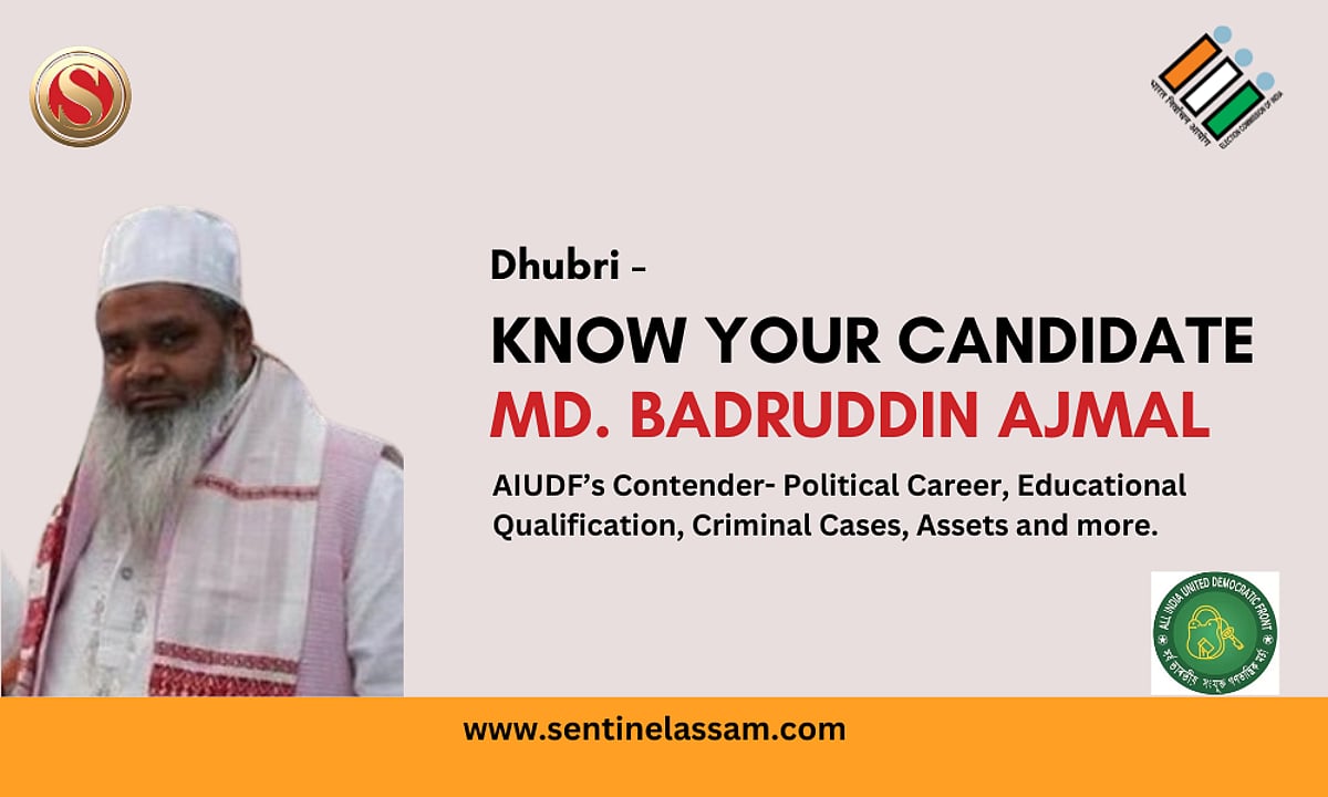 Dhubri Lok Sabha Elections 2024: Know Your Candidate Badruddin Ajmal ...