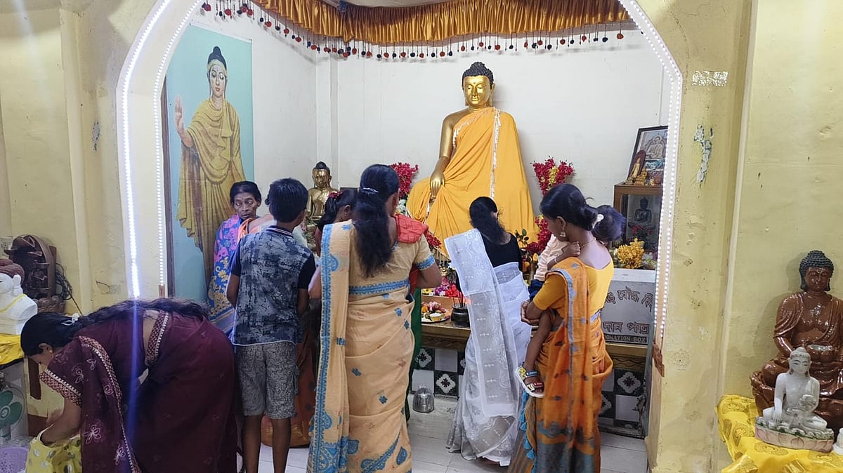 Assam: Buddha Purnima Celebrated at Dibrugarh's Graham Bazar Temple