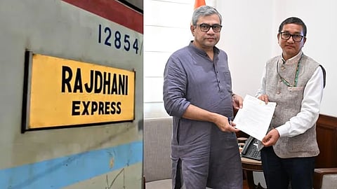 Rajdhani Express stoppage at Diphu approved, but yet to be implemented