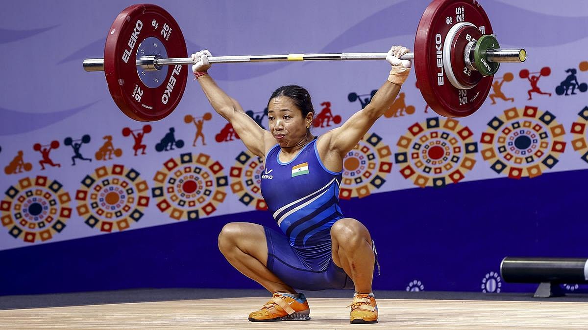 Mirabai Chanu breaks three National Records