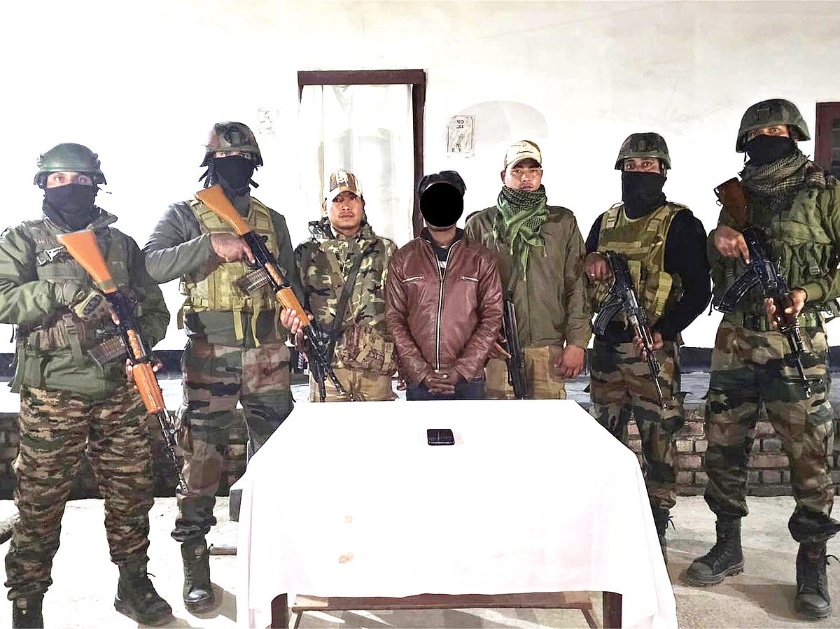 KKYL Member Arrested in Manipur's Thoubal, Mobile Seized