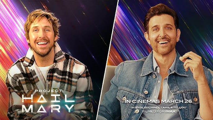 Hrithik Roshan Praises Ryan Gosling's 'Project Hail Mary' as Best Sci ...