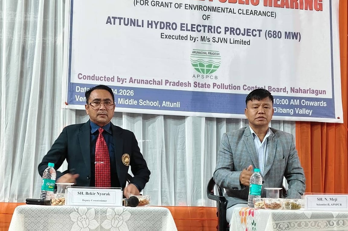 Public hearing for 680 MW Athunli hydro project held in Dibang Valley