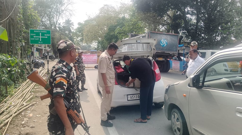 Orang: Enhanced election vigil on NH-15 continues ahead of Assam ...