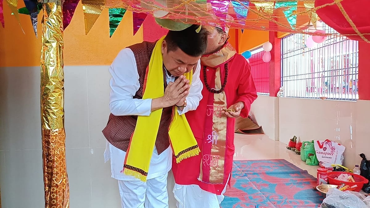 CEM Tuliram Ronghang attends Shiv Gyan Maha Yagya at Mailoo Nepali Basti