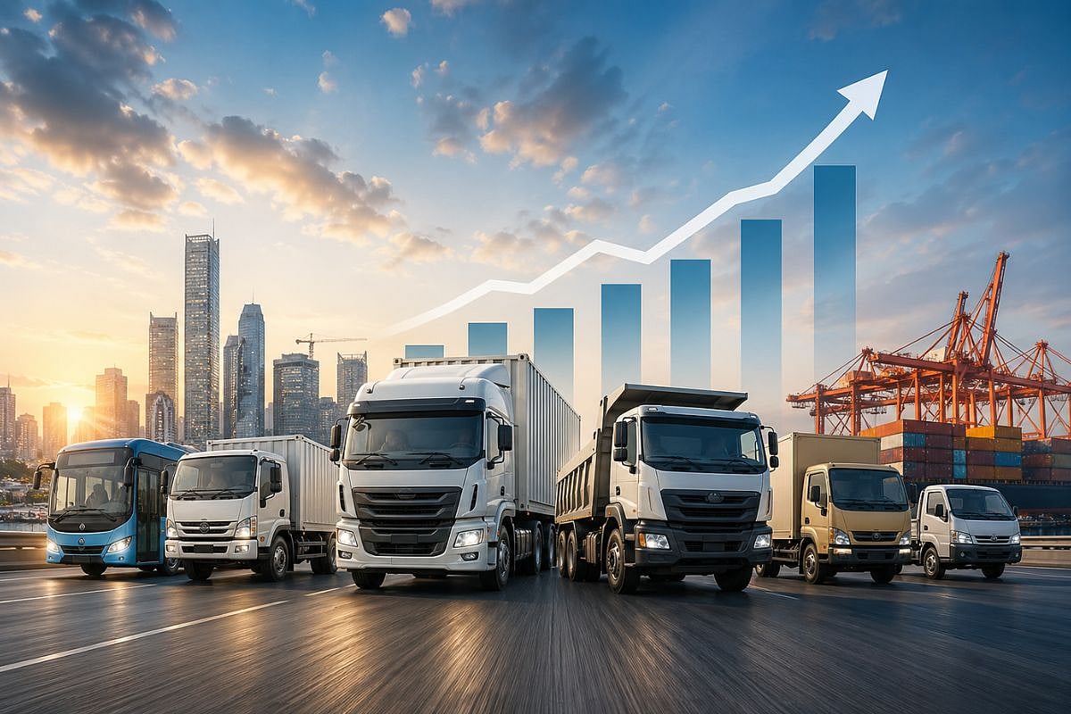 India's Commercial Vehicle Sales Seen Hitting Record 1.24 Million