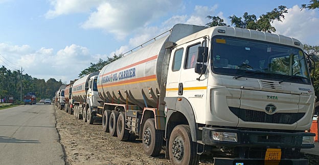 NH-38 Turns Parking Bay in Assam’s Tinsukia: Oil Tanker Queues Defy ...