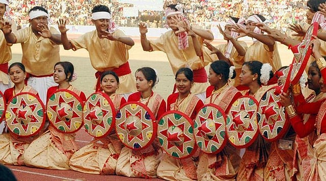 Bokakhat: ‘Satsari’ unveiled at Basapathar Rongali Bihu closing ceremony