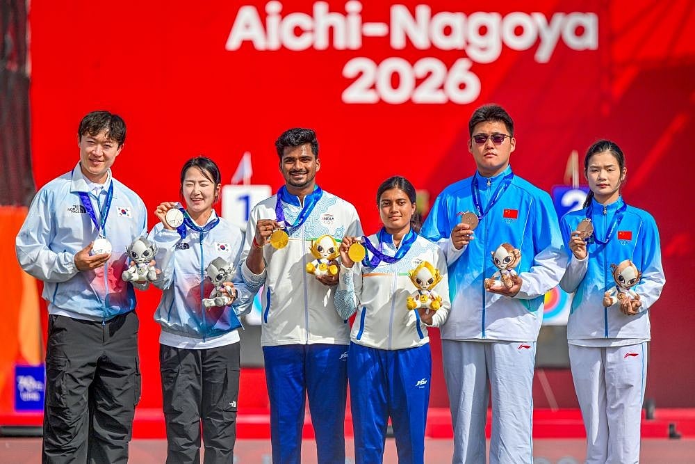 Asian Games 2026: India Sweep All Three Compound Archery Team Golds