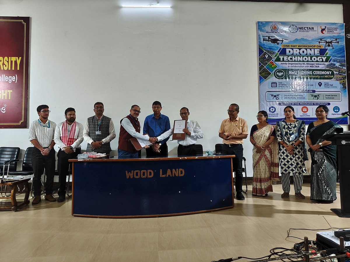 Assam: Sibsagar University, NECTAR launch workshop on drone tech
