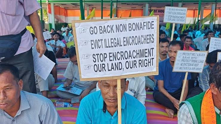 Assam: CCTOA Demands Action Against Encroachers, Stages Protest in ...
