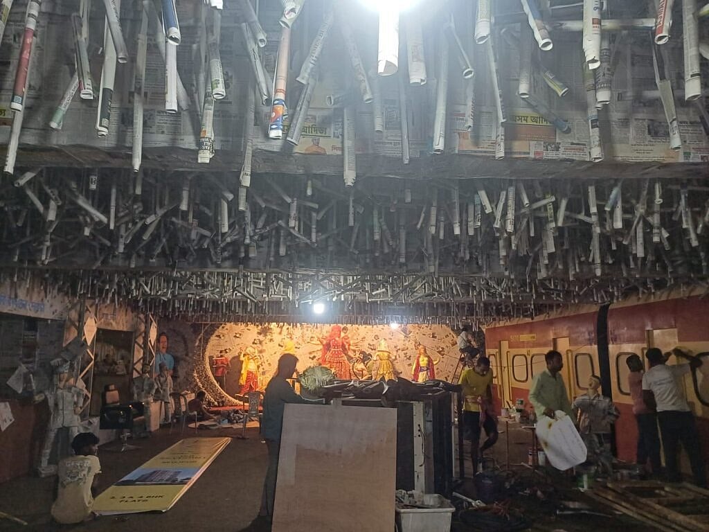 Durga Puja 2026: Newspaper-Themed Pandal in Dibrugarh, Dubai-Inspired ...
