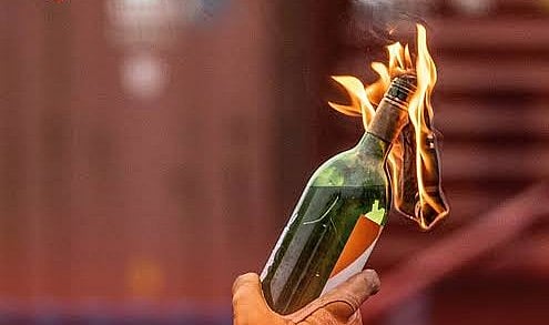 Masked Duo Hurl Petrol Bomb at ED Office in Shillong