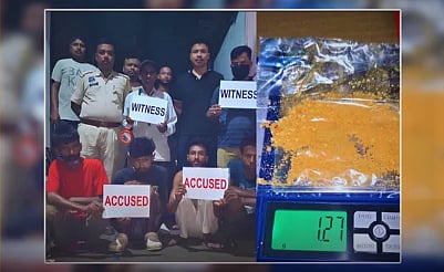 Heroin Seized in Nagaon Market Raid; Four Suspected Drug Peddlers Detained