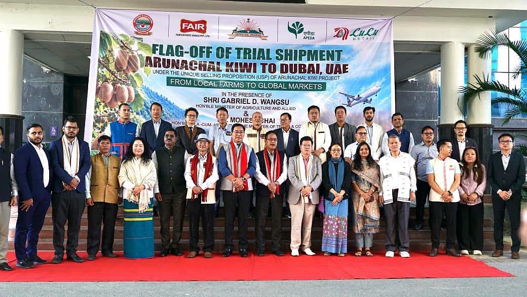 Arunachal exports first consignment of kiwi to Dubai