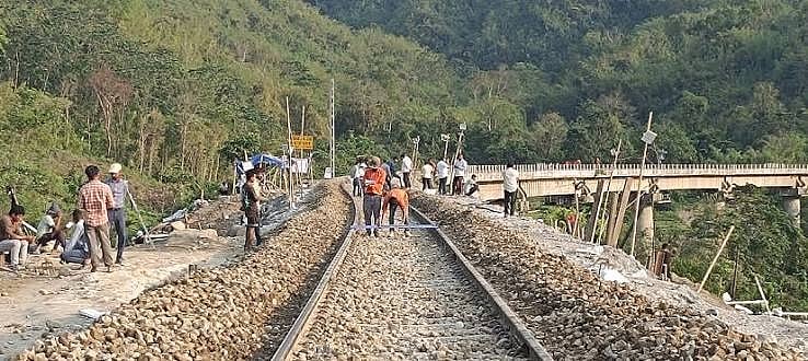 Train Services Resume in Lumding–Badarpur Hill Section