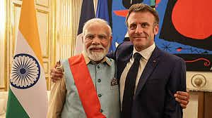 पीएम नरेंद्र मोदी, इमैनुएल मैक्रॉन ने राजस्थान में रोड शो किया