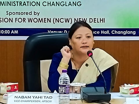 अरुणाचल समाचार
एपीएससीडब्ल्यू के उपाध्यक्ष नबाम याही ताड़ ने पापुम पारे जिले में कानूनी जागरूकता कार्यक्रम में भाग लिया