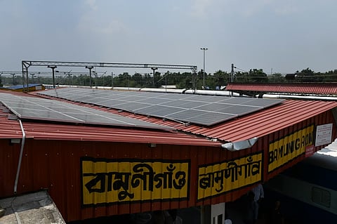 एनएफ रेलवे 6747 किलोवाट सौर ऊर्जा पैदा करने वाले 'गो-ग्रीन' मिशन को प्राप्त कर रहा है