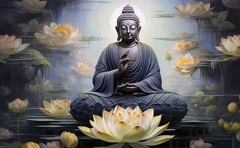 असम: डिब्रूगढ़ के ग्राहम बाजार बौद्ध मंदिर में बुद्ध पूर्णिमा मनाई गई
