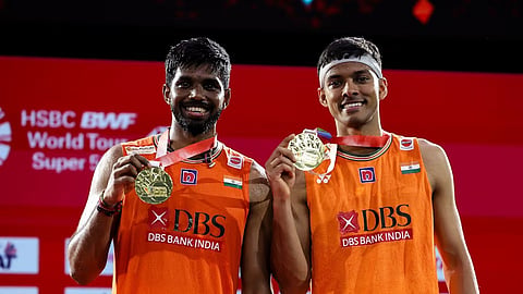 भारत की स्टार बैडमिंटन जोड़ी सात्विकसाईराज रंकीरेड्डी-चिराग शेट्टी ने थाईलैंड ओपन का खिताब जीता