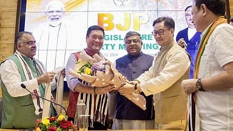अरुणाचल प्रदेश: पेमा खांडू आज तीसरी बार लेंगे अरुणाचल के सीएम पद की शपथ