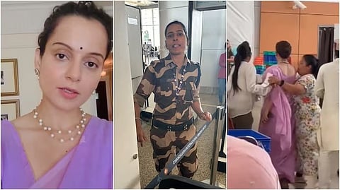 चंडीगढ़ एयरपोर्ट पर कंगना रनौत को 'थप्पड़ मारने और गाली देने' वाला सीआईएसएफ 
 कांस्टेबल निलंबित